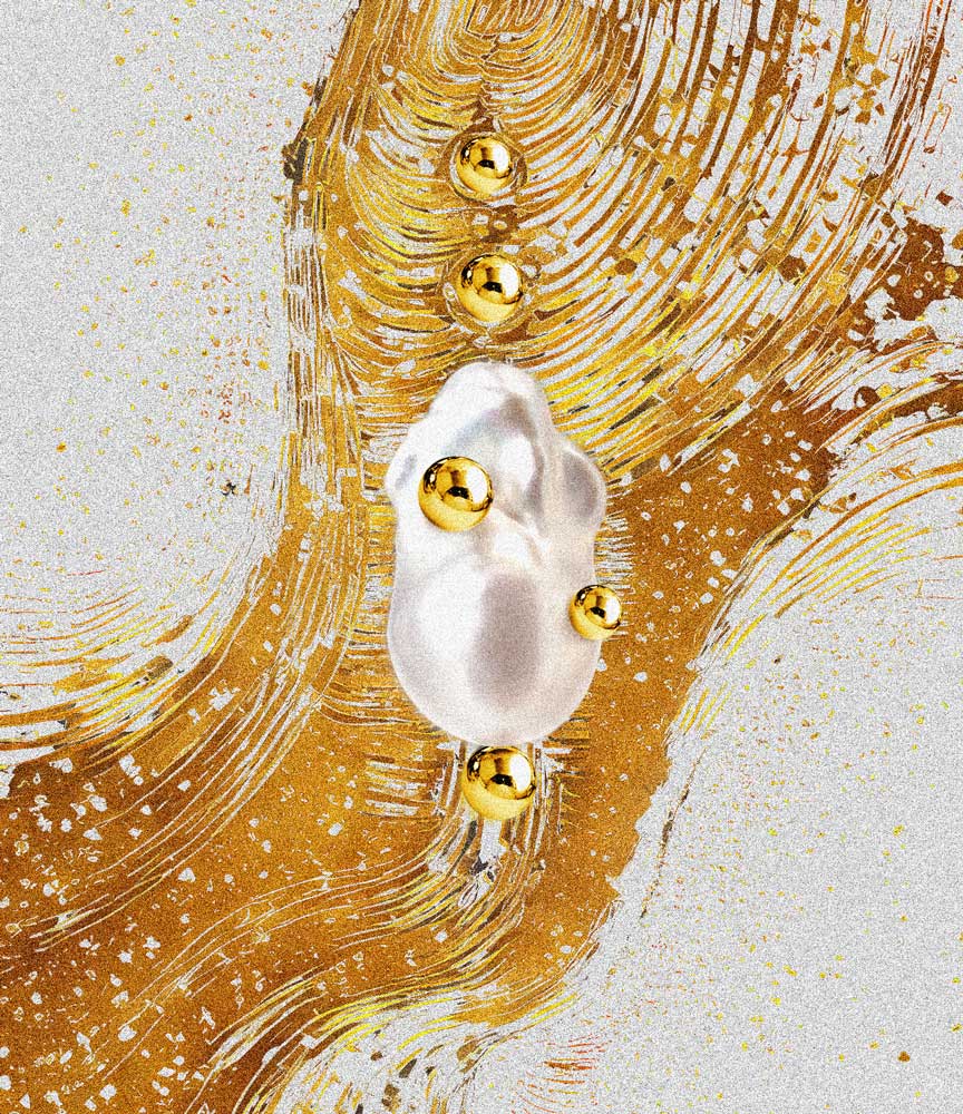 Gold Orbita pearl