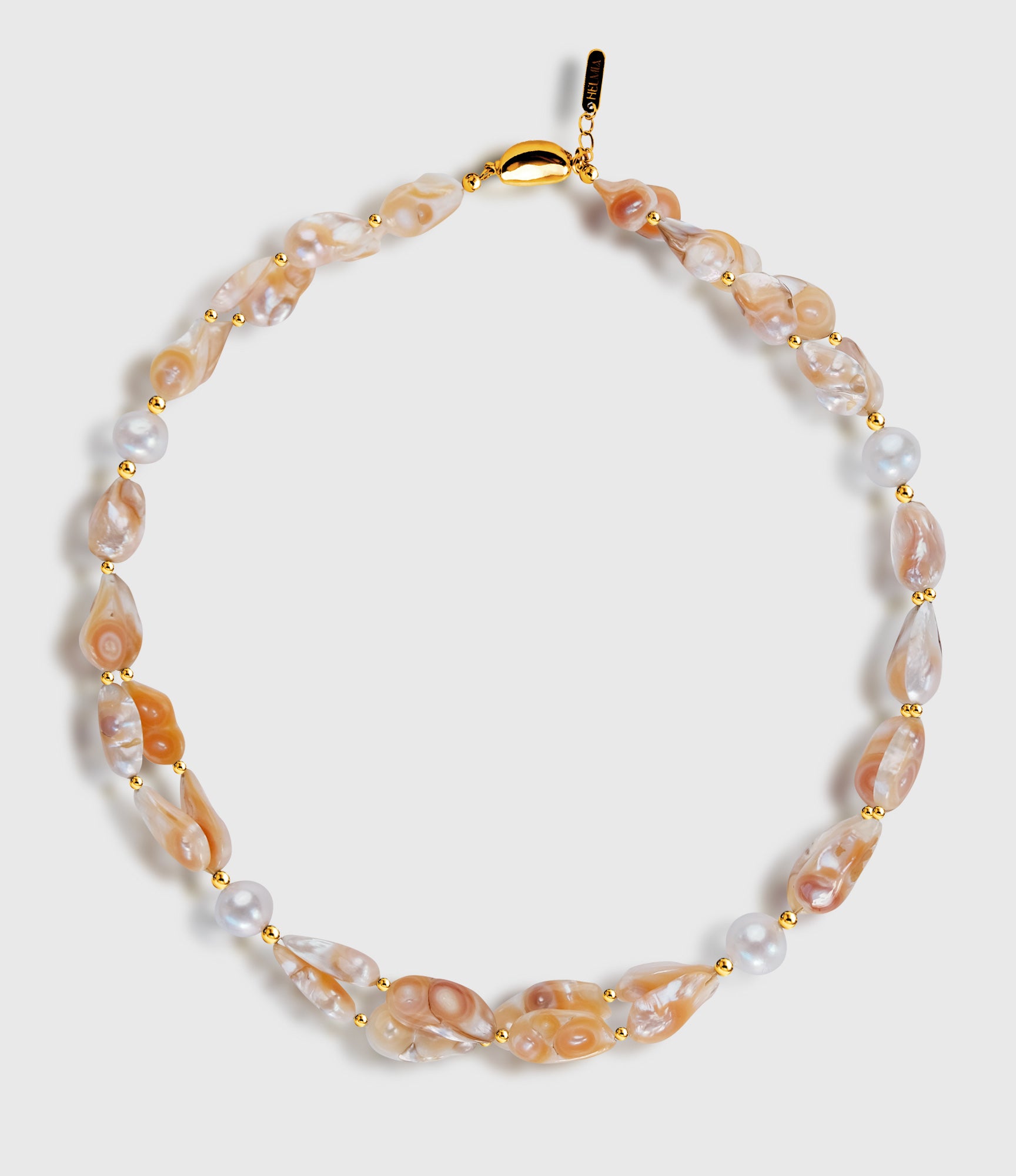 Épure Entwine Necklace Apricot Orange