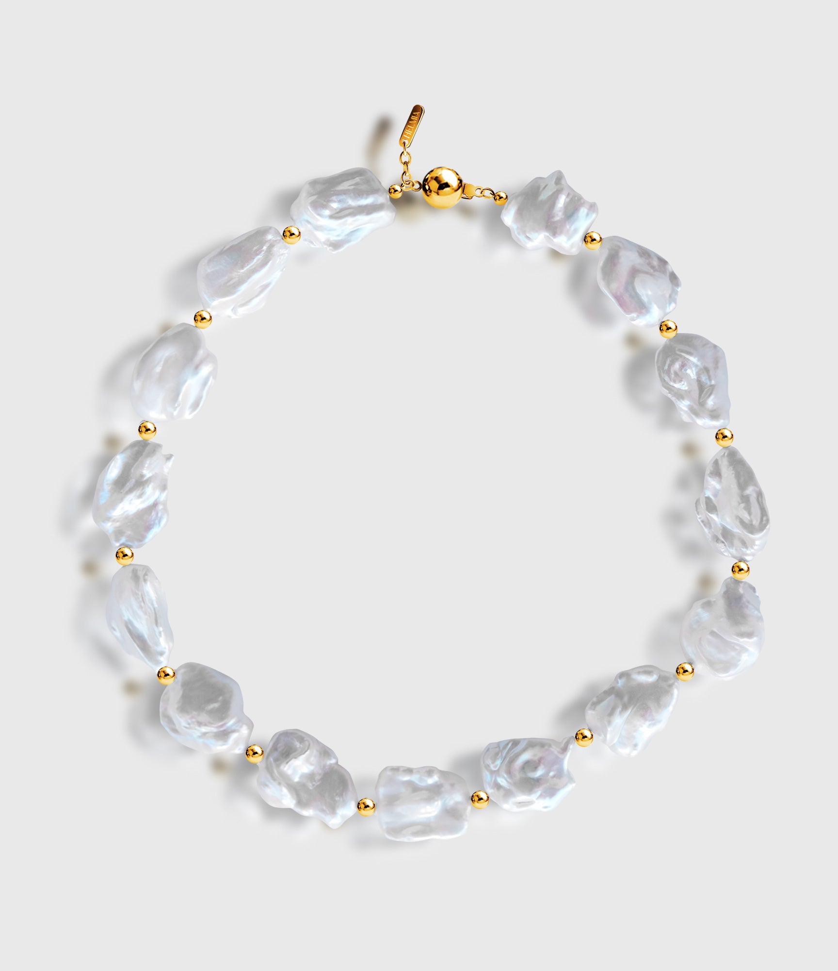 Épure Wave Necklace Gold